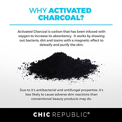 Exfoliating Body Wash with Activated Coconut Charcoal, Organic Body Wash White Lava, Aloe Vera