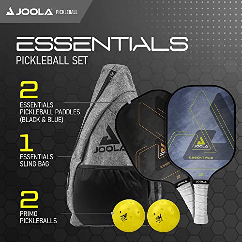 JOOLA Essentials Pickleball Paddles Set with Reinforced Fiberglass