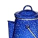 Stansport Enamel 8 Cup Percolator Coffee Pot with 4 Mug Set