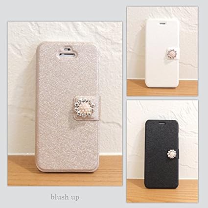 Amazon キラキラ 上品 パールラインストーン Iphoneケース スマホケース 手帳型 Iphone5 5s ホワイト ケース カバー 通販