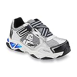 Disney Star Wars Boy's Stormtrooper Black/White Light-Up Sneaker