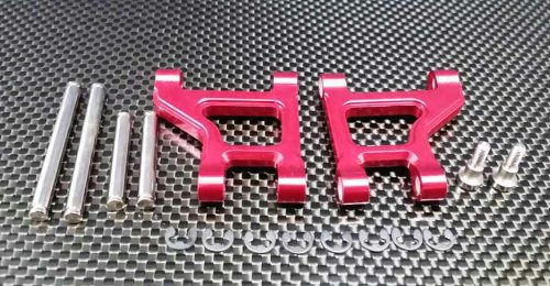 Tamiya CC01 Upgrade Parts Aluminum Front Lower Suspension Arm - 1Pr Red