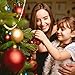 BUZIO Christmas Ball Ornaments, Shatterproof Xmas Tree Decoration (65 Pcs, 30 Styles, 7 Sizes) Perfect Hanging Ball for Holiday Wedding Party (1.5” - 4.5”)