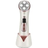 MiSMON High Frequency Facial Machine 5 in 1 Facial Massager Micro-Current Recharable Facial Frequency Device