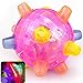 gemini_house LED Light Jumping Activation Ball Light Music Flashing Bouncing Toy