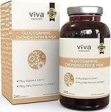 Viva Naturals Glucosamine with Chondroitin and MSM; 240 Capsules