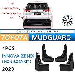 YLOXFW Car Mudguard Mud Flaps for T-oy-OTA Innova