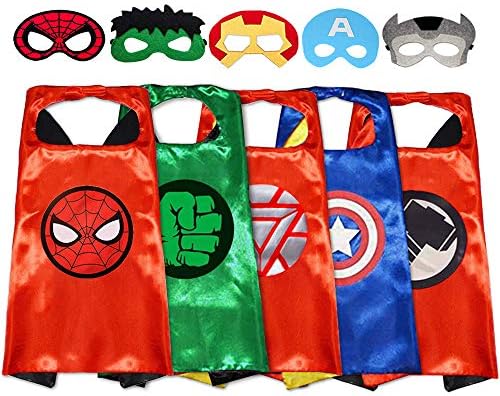 Superhero Capes with Masks Dress up Costumes