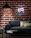 Pepsi-Cola  Bottlecap - Reproduction Vintage Advertising Sign - Battery Powered LED Neon Style Light - 12 Inch Diameter