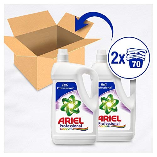 Ariel Professional Colour Liquid Laundry Detergent, Double Pack, 2 x 4.