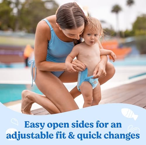 SWIM DIAPERS SIZE 3 (16-26 LBS), HUGGIES LITTLE SWIMMERS DISPOSABLE SWIMMING DIAPERS, 40 CT (PACKAGING MAY VARY)