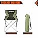 KingCamp Folding Camp Quad Chair Aluminum Frame Padded Oversized Light Weight Heavy Duty Portable Stable Camping Picnic Backpacking Outdoor Home Carry Bag