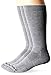 Dr. Scholl's Men's 3 Pack Work Compression Crew Socks, Grey, Shoe: 10.5-12