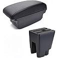 WXHBJ for Toyota Etios Liva. Car Armrest Leather Arm Rest Styling Storage Box Center Console Accessories Decoration Interior Auto Sturdy (Color : 1)