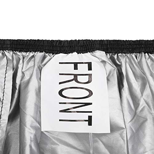 Fietshoes, zwarte bescherming voor 3 fietsen, fietsgarage, stoffen cover, met uv-bescherming, 205x108x115cm - Image 6