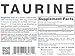 Hard Rhino Taurine Powder, 1 Kilogram (2.2 Lbs), Unflavored, Lab-Tested, Scoop Included