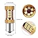 MHtech 2 x BA15S 1156 1141 1003 7506 LED Bulbs Super Bright 1100 Lumen Canbus 54-SMD 4014 Car Bulbs LED Xenon White 6000K DC 12V for Turn Signal Lights Backup Reverse Lights Tail Lights