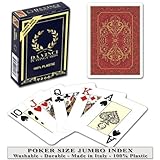 Da Vinci Italian 100% Plastic Playing Cards, Single Deck, Several Designs to Choose from