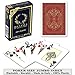 Da Vinci Persiano Italian 100% Plastic Playing Cards, Poker Size Jumpo Index