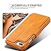 iPhone 8 Plus Case, iPhone 7 Plus Case, Pasonomi iPhone 7/8 Plus Leather Wallet Case - [Slim Fit] Vintage Flip Case Cover with Stand Function & Credit Card Slots for iPhone 8/7 Plus 5.5 (Light Brown)