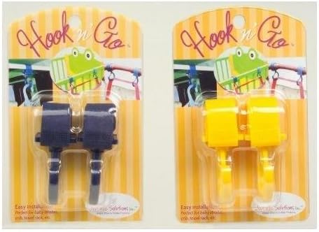 Juvenile Solutions Hook N' Go Plastic Hooks with Velcro Attachment