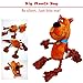Jomilly 12 Pcs Puppy Teething Plush Toys Dog Toys Pack Ball Rope Durable Shrilling Chicken Chew Toy Multi Pattern for Small Medium Dogs