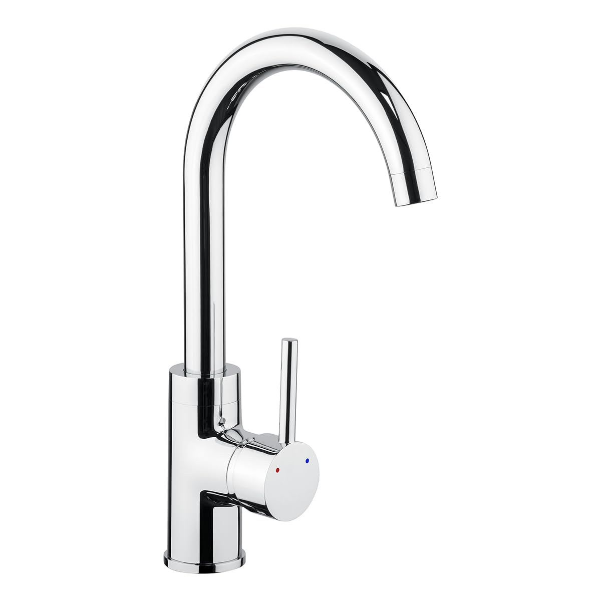 Cornat Fuert Single-Lever Sink Mixer Tap High & Pivoting Spout High Pressure Tap/Kitchen Tap, FUEH5