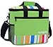 MIER Insulated Lunch Cooler Bag for Men Women, 24 Can Large Lunch Bags Tote Leakproof Lunchbox Coolers for Work Travel Picnic, Green