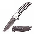 Smol Store 8.75" MTECH USA FLAG DON'T TREAD ON ME SPRING ASSISTED FOLDING POCKET KNIFE U.S.
