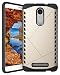 Xiaomi Redmi Note 3 / Note3 5.5" Case, Helianton [Drop Protection] Dual Layer Hard PC Cover + TPU Silicone Hybrid [Shock Absorption] Thin Bumper Protective Fit Case (Armor Gold)