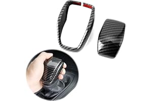 Carbon Fiber Gear Shift Knob Cover Sticker Head Trim for Toyota RAV4 2019 2021 2022 Car Accessories Center Console Gear Shift