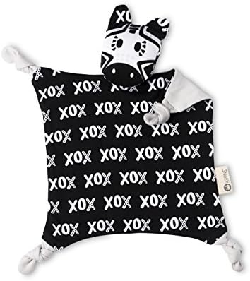 Kippins organic cotton security blanket: Bam Kippin the zebra