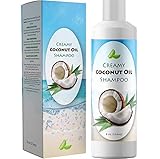 All Natural Coconut Oil Shampoo for Hair Growth - Hair Regrowth Treatment for Men and Women - Best Sulfate Free Moisturizing Shampoo - Safe for Color Treated Hair - Nourishing Hair and Scalp Treatment