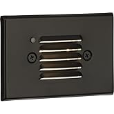 Progress Lighting P660006-020-30 Landscape Wall or Step Light, 1-Light LED 4.5 Watts, Antique Bronze