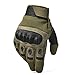REEBOW TACTICAL Army Military Hard Knuckle Tactical Combat Full Finger Gloves, Large, Army Green