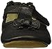 Robeez Girl's Tori T-Strap Shoe, Black, 6-9 months M US Infant