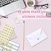 48 Thank You Cards of Ohuhu, Thank U Cards of 6 Designs Greeting Cards with 48 Envelopes and Stickers for Wedding, Baby Shower, Business, Anniversary, Blank Insides, 4 X 6 Inch (48 pack Folded)