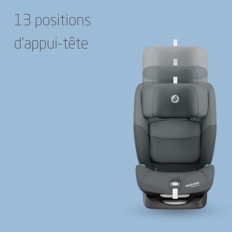 Titan S i-Size,Rehausseur Voiture ISOFIX,76–150 cm,Tonal Graphite
