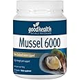 Goodhealth Mussel 6000 – 300 Capsules – High-Potency New Zealand Green-Lipped Mussel Supplement for Joint Support – Rich in Omega-3s – Made in New Zealand