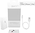 MTT Airpower-5i 5200 mAH Powerbank along with Apple MFI Certified lightning Cable - Premium Quality Powerbank - White
