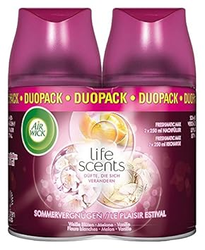 Air Wick Freshmatic Max Automatisches Duftspray Nachfüller, Sommervergnügen, Duo-Pack (2x250ml)