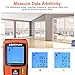 Lomvum Laser Distance Measure with Mute Function Large LCD Backlight Display Measure Distance,Area and Volume,Pythagorean Mode Battery Included