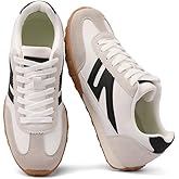 Sneakers for Women Retro Fashion Trendy Sneakers with Foam Insole Casual Shoes for Walking Tennis Classic Non-Slip Comfort Shoes