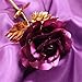 Childom Mom Gift, Mothers Gift, Present for Girlfriend, 24K Rose Flower Purple Rose Golden Foil with Gift Box, Great Gift Idea for Valentine's Day, Birthday, Anniversary