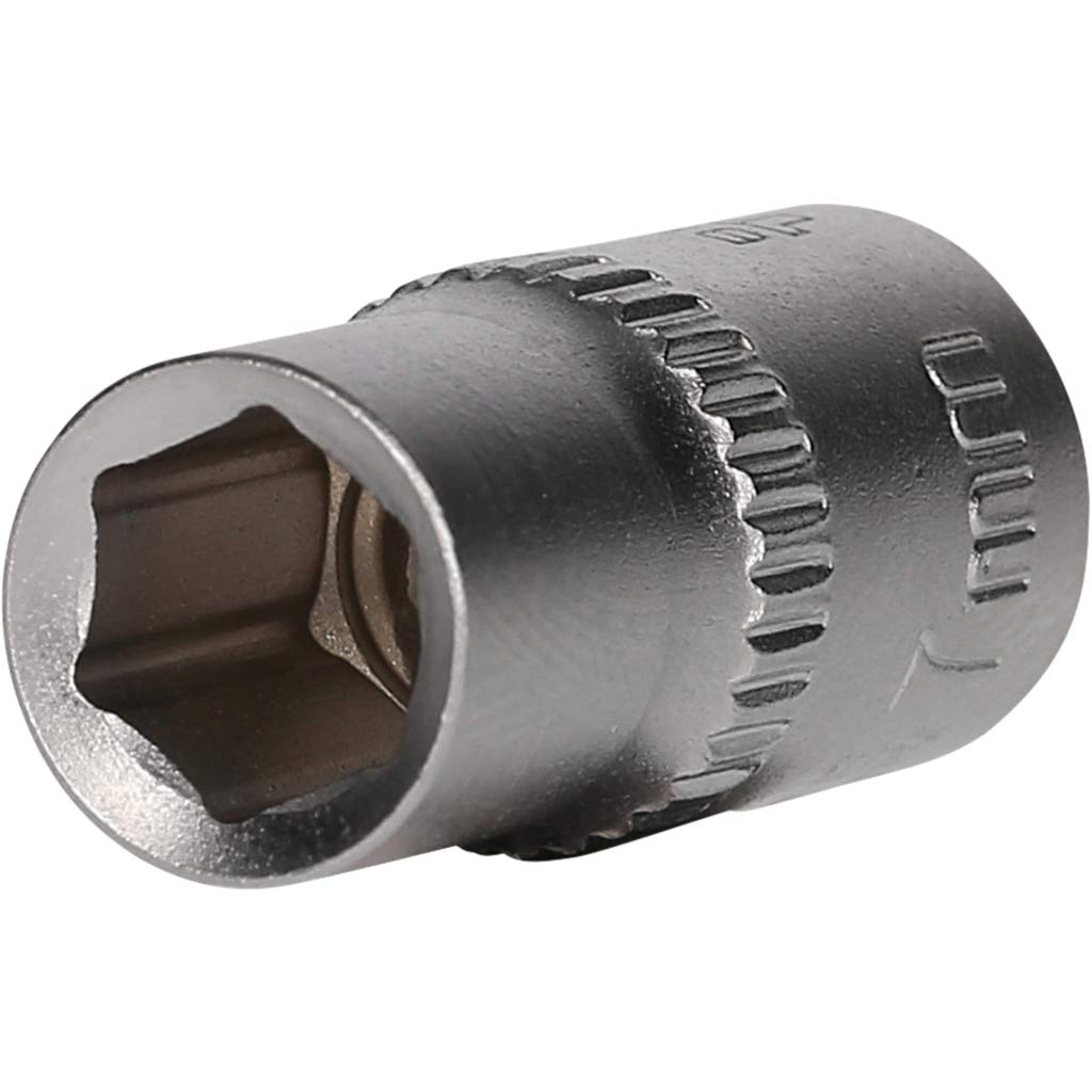 Brilliant Tools BT020935 1/4 Inch Socket Spanner, 25 mm, 7 mm Insert