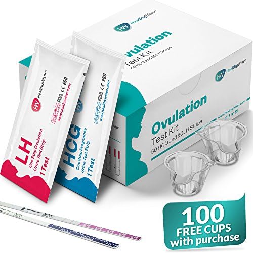 Pregnancy Test Kit, 50 Ovulation and 50 Pregnancy Test Strips, Monitor &amp; Track Fertility, Predictor Kit, Clear &amp; Accurate Results, LH &amp; HCG Urine Strips, Gifts For Your Fertile Days, Ovulation Tracker