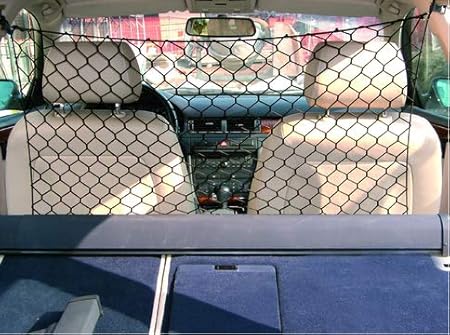 SRI Pawise Car Back Seat Safety Net with Mounting for Dogs, 122x64 cm, 500 g