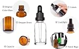 YIZHAO 30ml Clear Glass Dropper Bottles with Pipette Set of 6 view 7