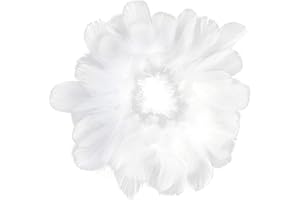 obmwang 100 Pieces 8-12cm Natural Goose Feathers for DIY Craft Wedding Party Home Decorations, White