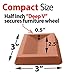 Bed Stopper/Furniture Stopper (4 Pieces) by iPrimio®, Universal Design fits Most Wheels, Solid Rubber Bed Frame Wheel Stoppers, Won't Scratch/Leave Marks on Floors. Patent Pending.